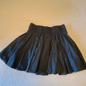 Blue Cotton Circle Skirt